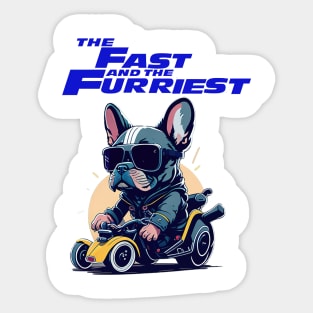 The Fast And The Furriest Sticker